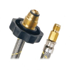 PIG TAIL DE DOS VÍAS 7/16" M. X 7/8" IZQ. CON MANERAL  AG-P35