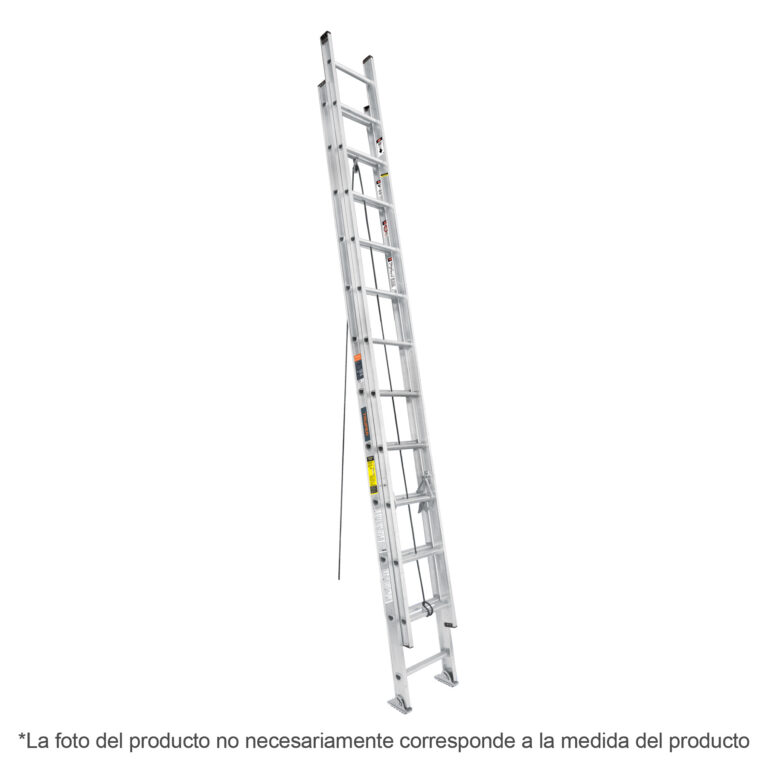 Escalera de extensión, tipo III, 16 peldaños, Truper 16026