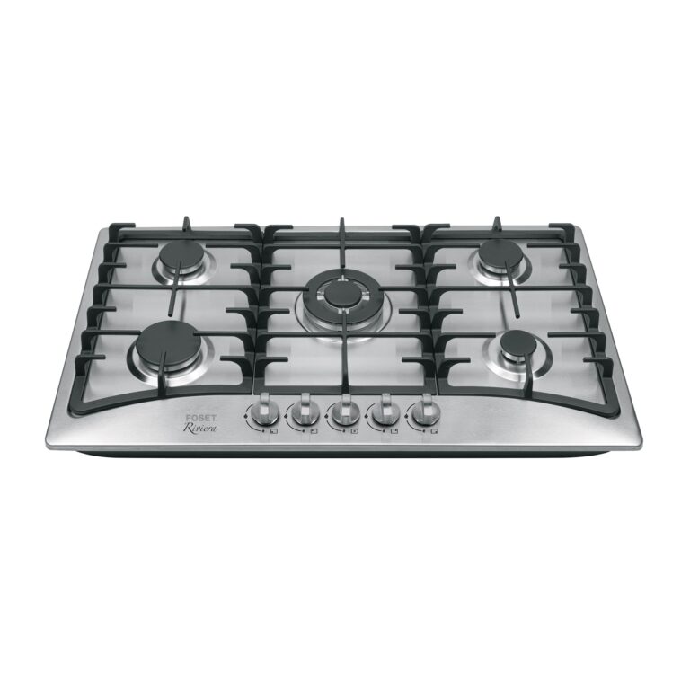 Parrilla gas empotrable 90cm, 5 quem, acero inox, Riviera 48407