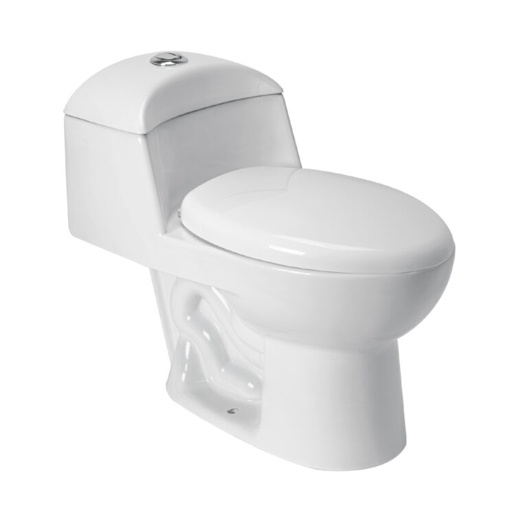 Sanitario one piece alargado, descarga dual, blanco, FOSET 49135