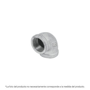 Codo 90° acero galvanizado de 1/4", FOSET 43964