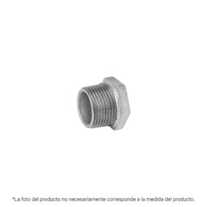 Reducción bushing acero galvanizado 1/2x3/8", FOSET 43968