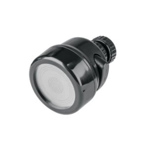 Cabezal dirigible para mezcladora de fregadero, negro, AQUA 45385