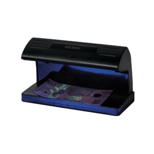 Detector de billetes falsos con doble lámpara, VOLTECK 45675