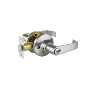 Cerradura manija "Siena" p/recámara cromo mate, HERMEX 47423