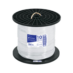Metro de cable THHW-LS 10 AWG blanco en carrete de 500 m 40114