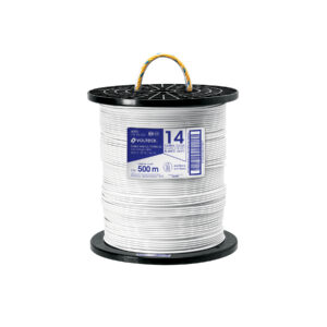 Metro de cable THHW-LS 14 AWG blanco en carrete de 500 m 40112