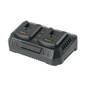 Cargador dual de baterías de ion litio 20V, PRETUL 29919