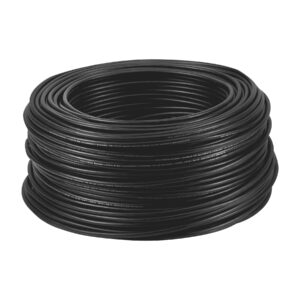 Rollo de 100 metros de cable THW CCA 10 AWG negro, Basic 40209