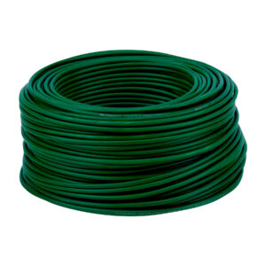 Rollo de 100 metros de cable THW CCA 10 AWG verde, Basic 40211