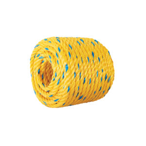 Metro de cuerda amarilla de polipropileno 10 mm, rollo 22m 40095