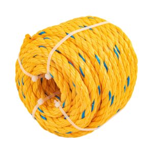 Metro de cuerda amarilla de polipropileno 13 mm, rollo 13m 40097
