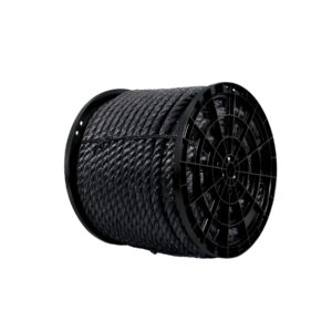 Kilo de cuerda negra de polipropileno 25 mm, carrete 30kg 40770
