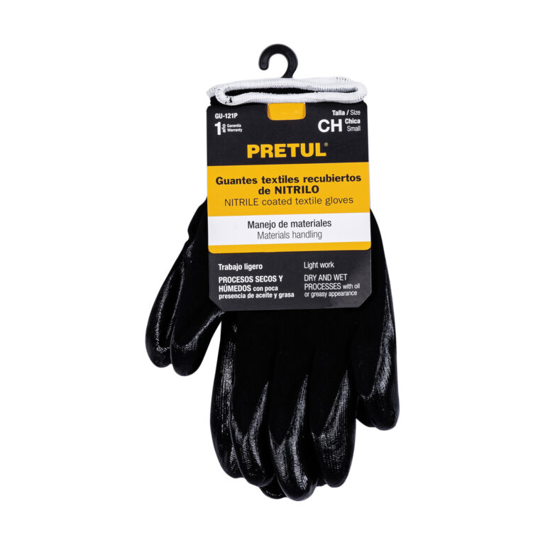 Guantes de nylon recubiertos de nitrilo, CH, PRETUL 20026