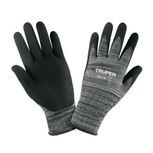 Guantes de nylon recubiertos de nitrilo arenoso, XCH, Truper 103868