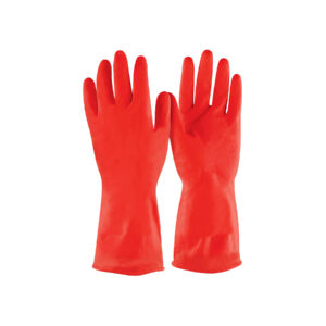 Guantes de látex para limpieza, rojos, XCH, Pretul 29946
