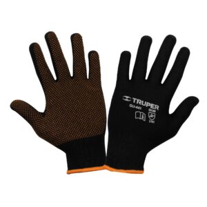 Guantes de poliéster con puntos de PVC en palma, CH, TRUPER 12650