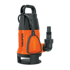 Bomba sumergible plástica, 1-1/2 HP para agua sucia, TRUPER 12604