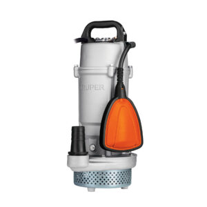 Bomba sumergible cubierta aluminio, agua limpia, 1/2HP, TRUPER 15001