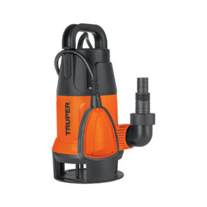 Bomba sumergible plástica, 1/2 HP para agua sucia, TRUPER 103733
