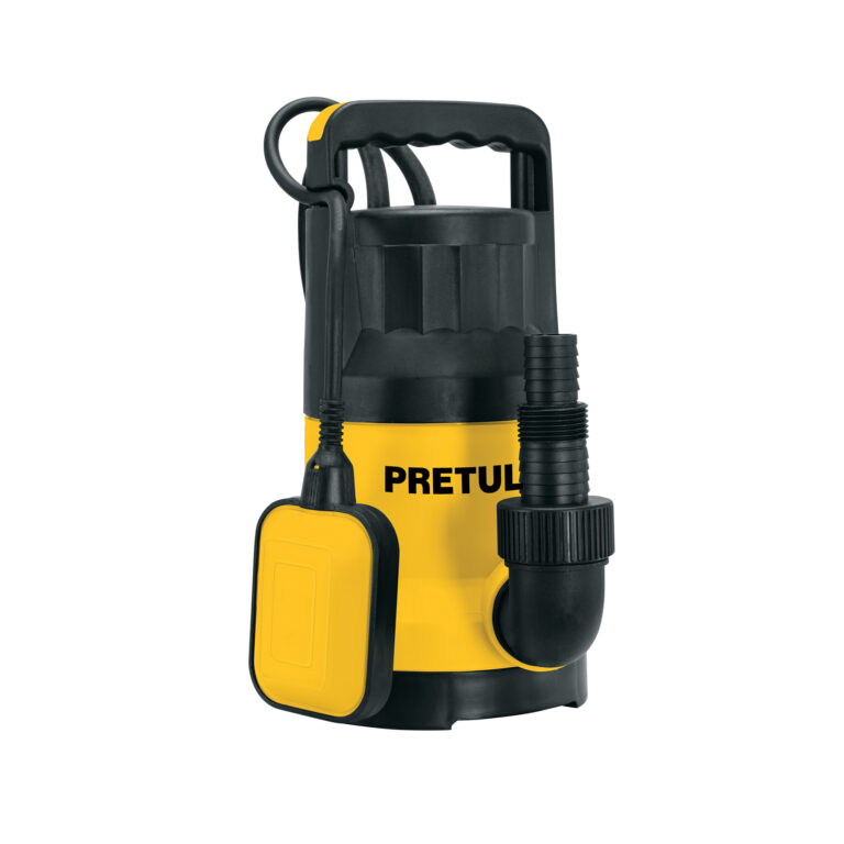 Bomba sumergible plástica, 1 HP para agua limpia, PRETUL 27197