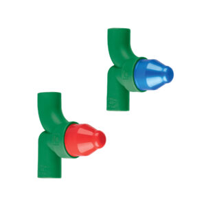 Juego de 2 llaves de empotrar PPR 1/2" sin manerales, FOSET 44449
