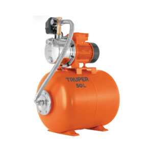 Equipo hidroneumático 50L, jet inoxidable 3/4 HP, TRUPER 104047