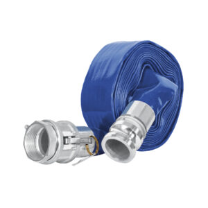 Rollo de manguera plana 2" x 7.5m de descarga c/conexiones 103648