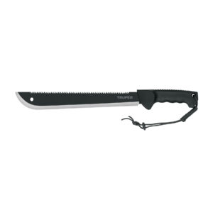Machete doble filo 14", cacha inyectada, con funda, TRUPER 103827