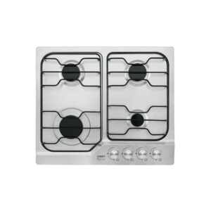 Parrilla gas empotrable 60cm, 4 quem, inox, esmalte, FOSET 45508