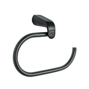 44297 Toallero argolla, negro, FOSET RIVIERA