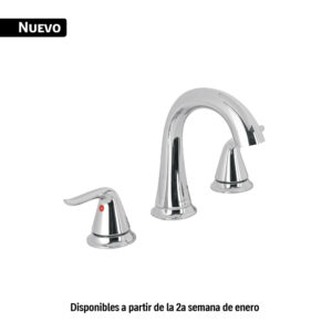 44899 Mezcladora lavabo taladros separados, cromo, FOSET AERO
