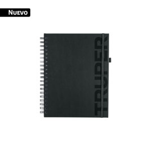 68090 Cuaderno profesional A4 pasta dura espiral 100 hojas, TRUPER