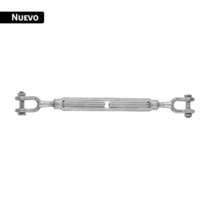 43955 Tensor forjado 5/8" quijada - quijada, galvanizado, FIERO